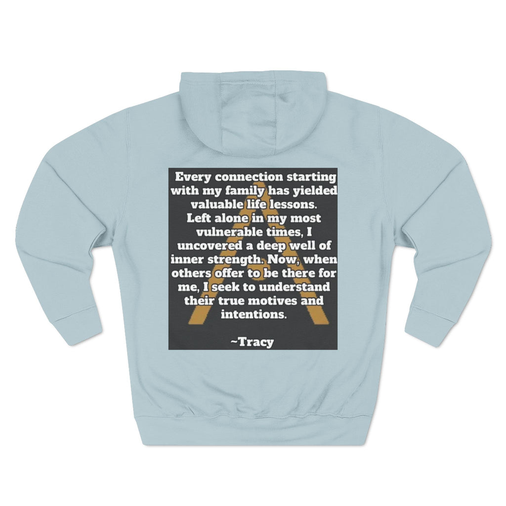 An inspiring comfy Fleece Hoodie — Three-Panel Pullover