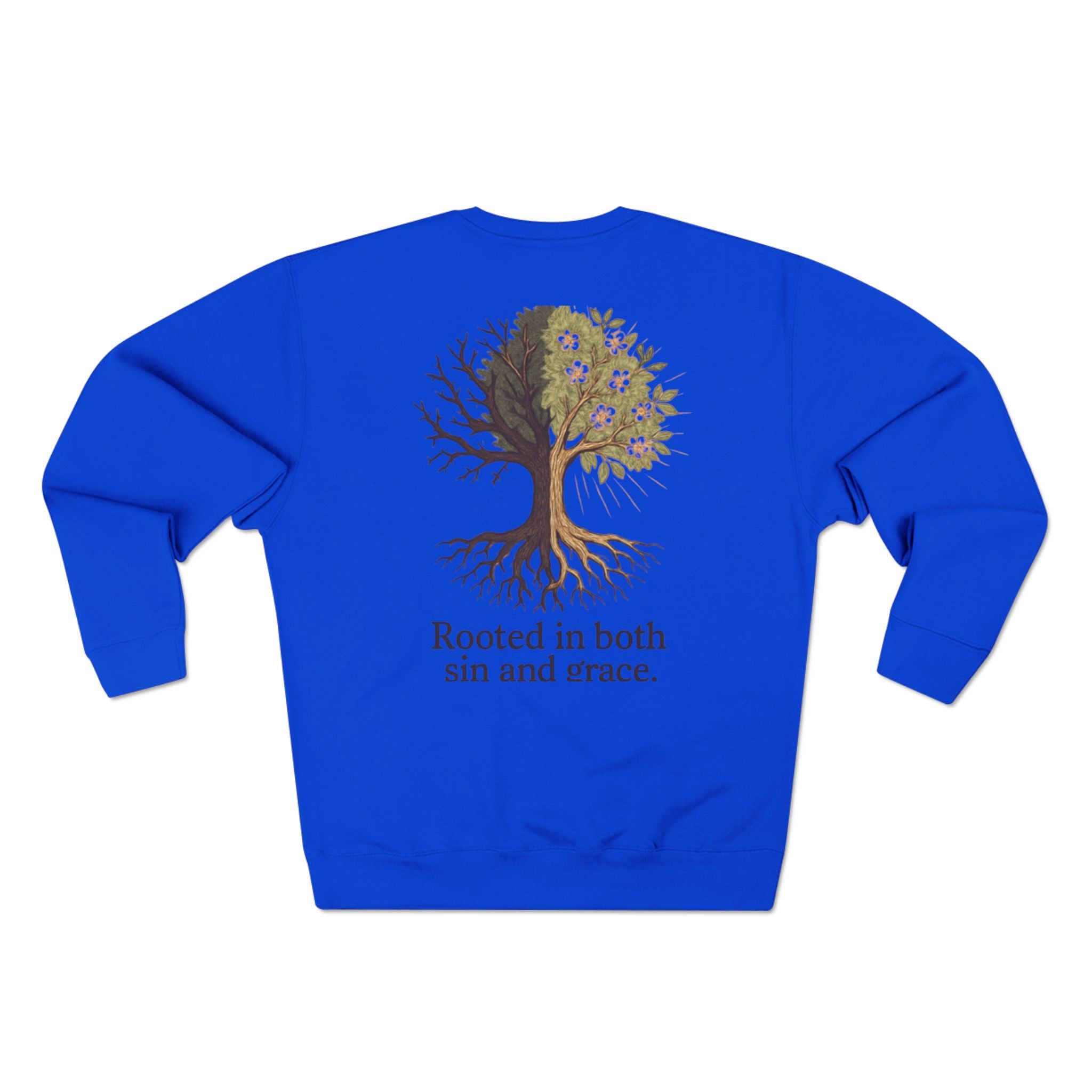 Law of Correspondence Sweatshirt — Rooted in Both Sin and Grace Christian Crewneck