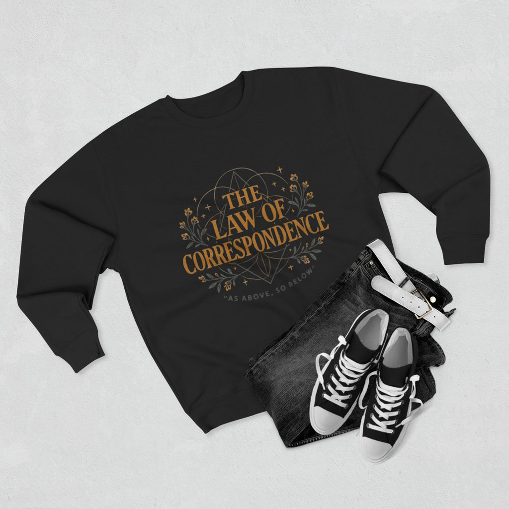 Law of Correspondence Sweatshirt — Rooted in Both Sin and Grace Christian Crewneck