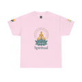 Spiritual Meditation Tee — Lotus Yoga Shirt with 'One who looks within is wise' Quote