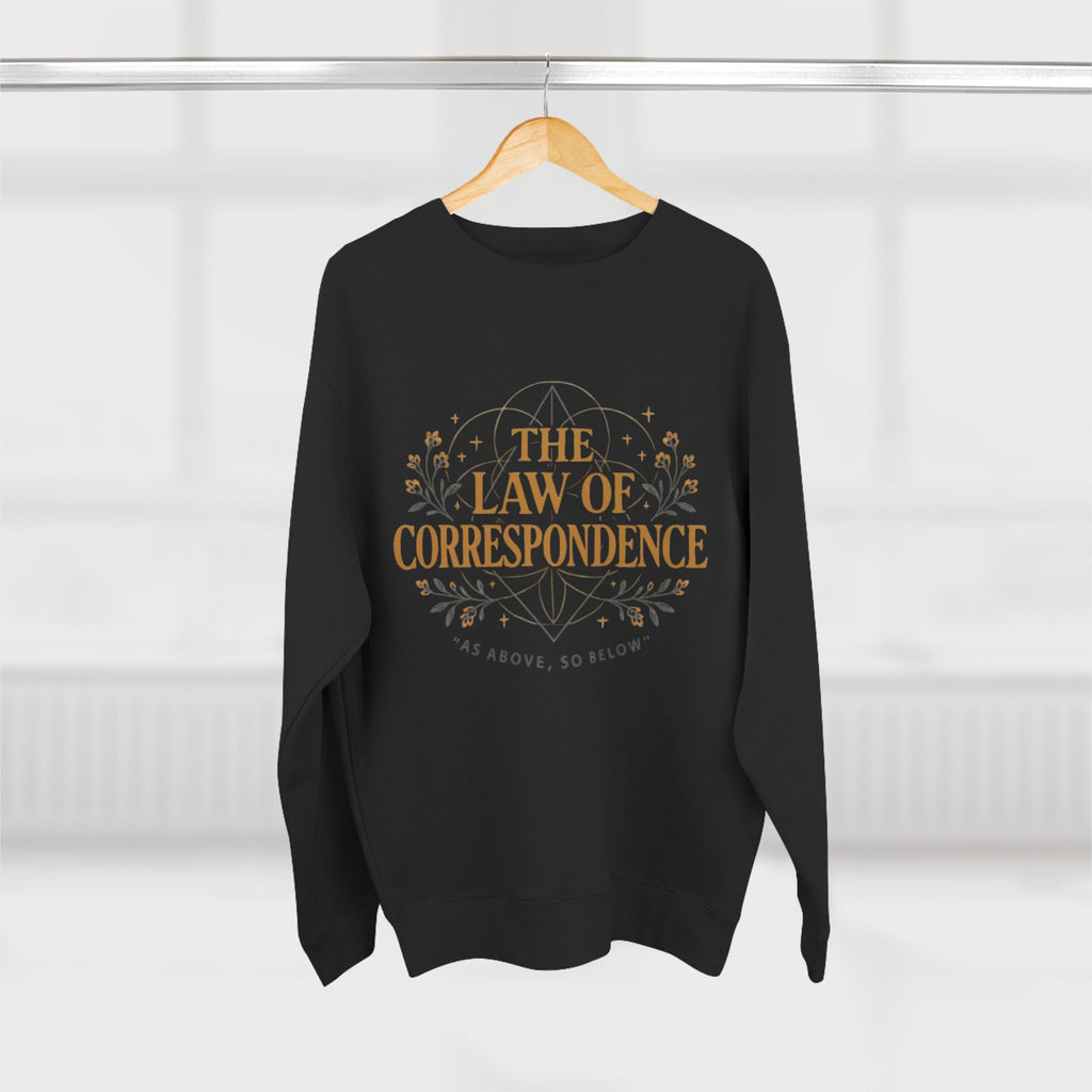 Law of Correspondence Sweatshirt — Rooted in Both Sin and Grace Christian Crewneck