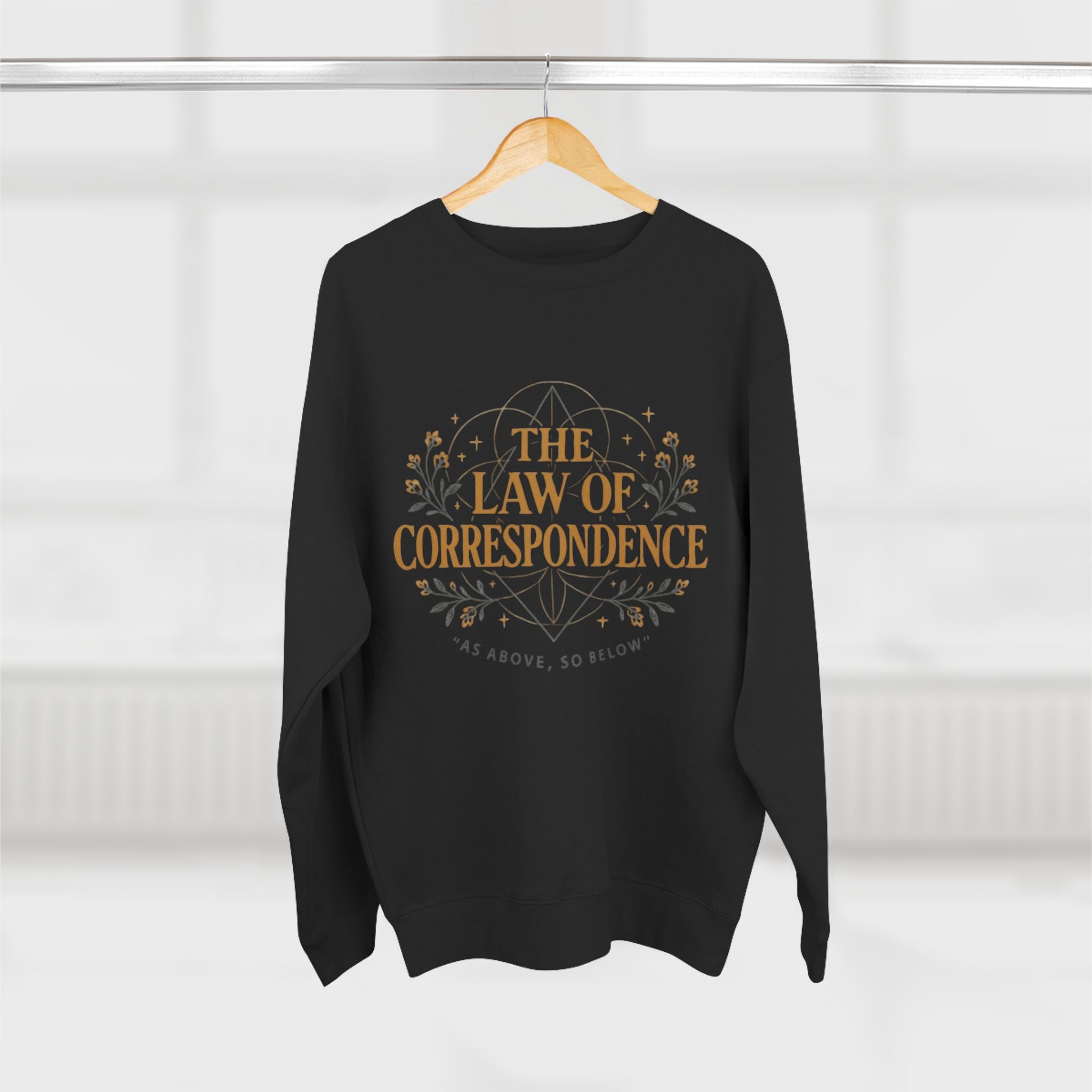 Law of Correspondence Sweatshirt — Rooted in Both Sin and Grace Christian Crewneck