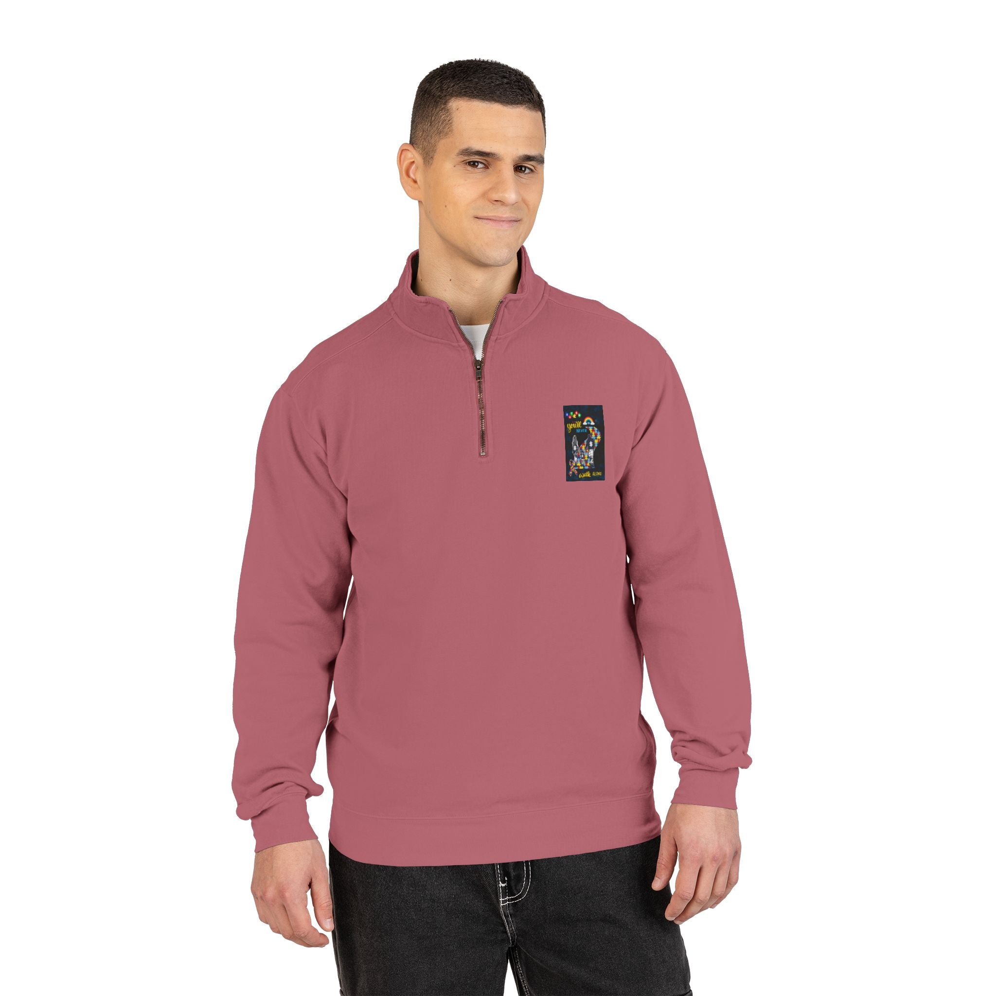 Unisex Adult Quarter-Zip Sweatshirt