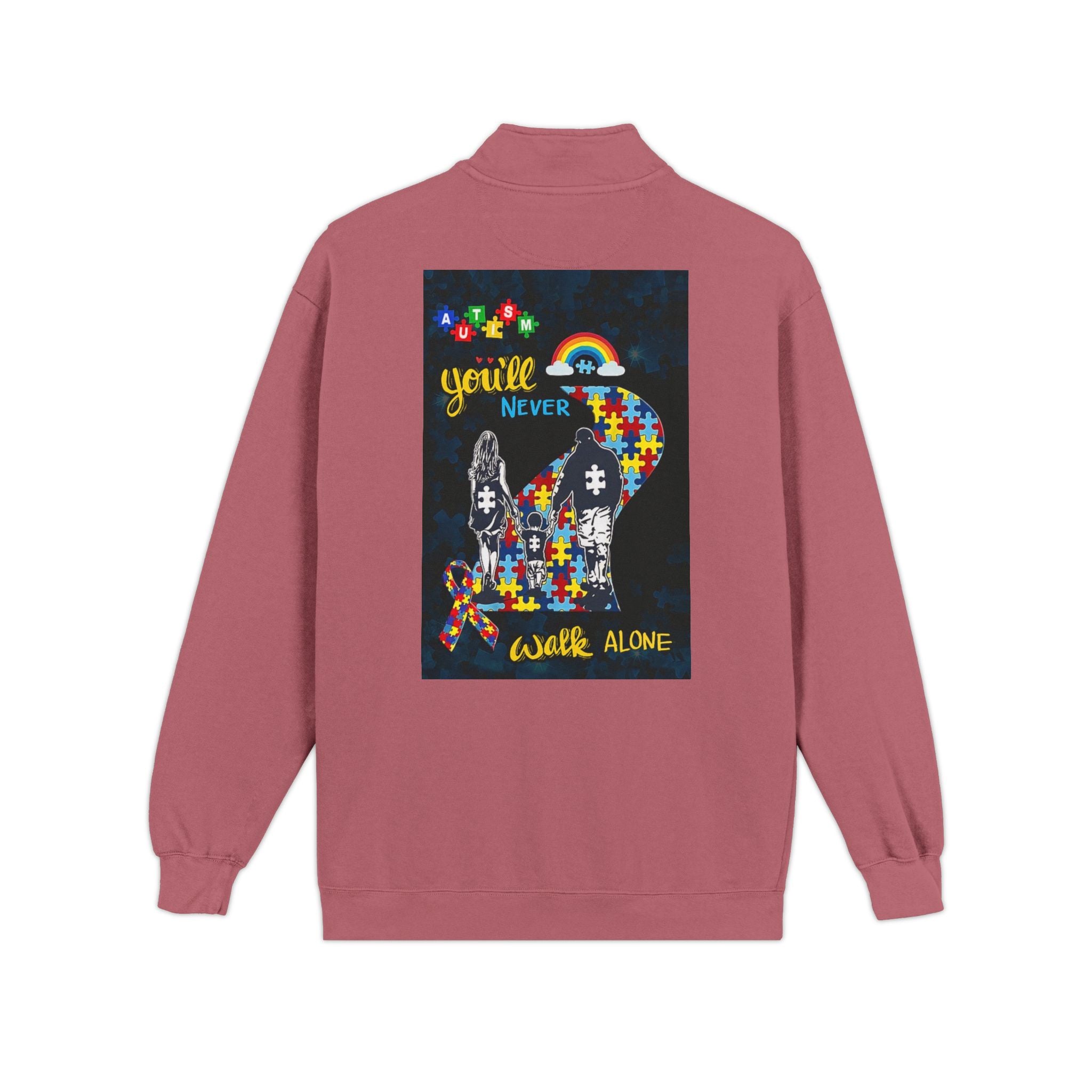 Unisex Adult Quarter-Zip Sweatshirt