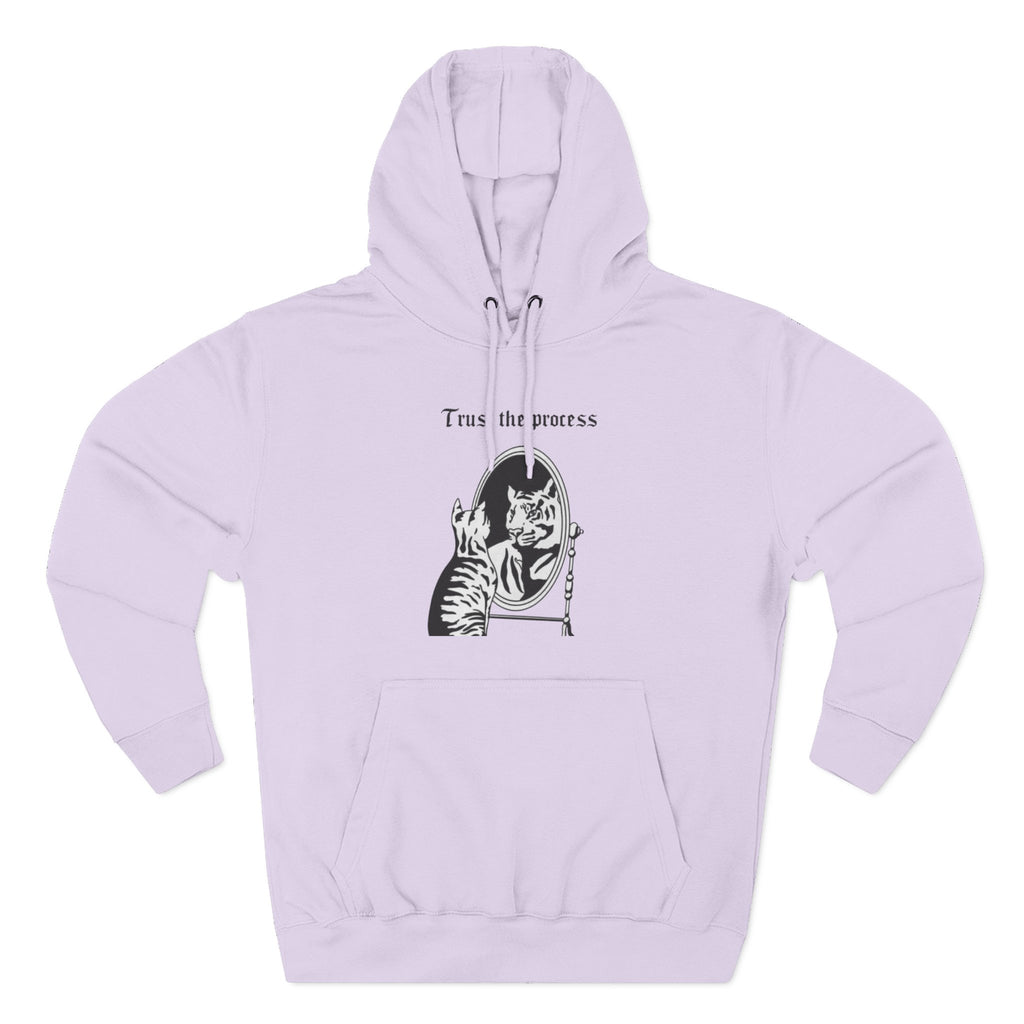 An inspiring comfy Fleece Hoodie — Three-Panel Pullover