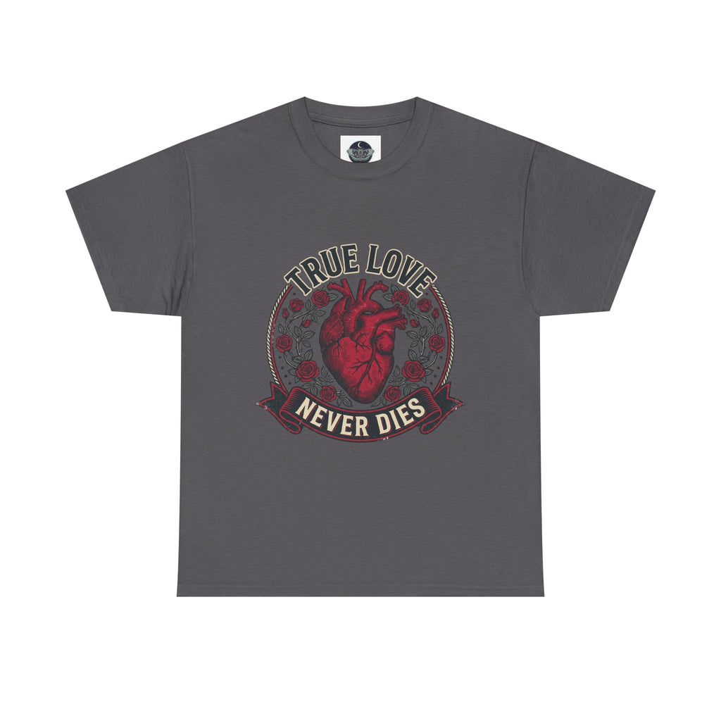 True Love Never Dies Tee — "Holding On Is So Much More Painful Than Letting Go" Vintage Graphic T-Shirt