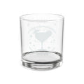 Engraved Whiskey Glass 10.5oz — “Till the Last Drop” Cocktail Silhouette Gift
