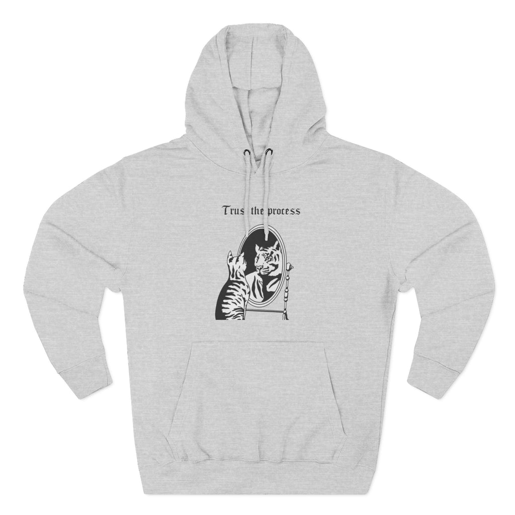 An inspiring comfy Fleece Hoodie — Three-Panel Pullover
