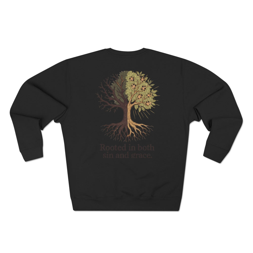 Law of Correspondence Sweatshirt — Rooted in Both Sin and Grace Christian Crewneck