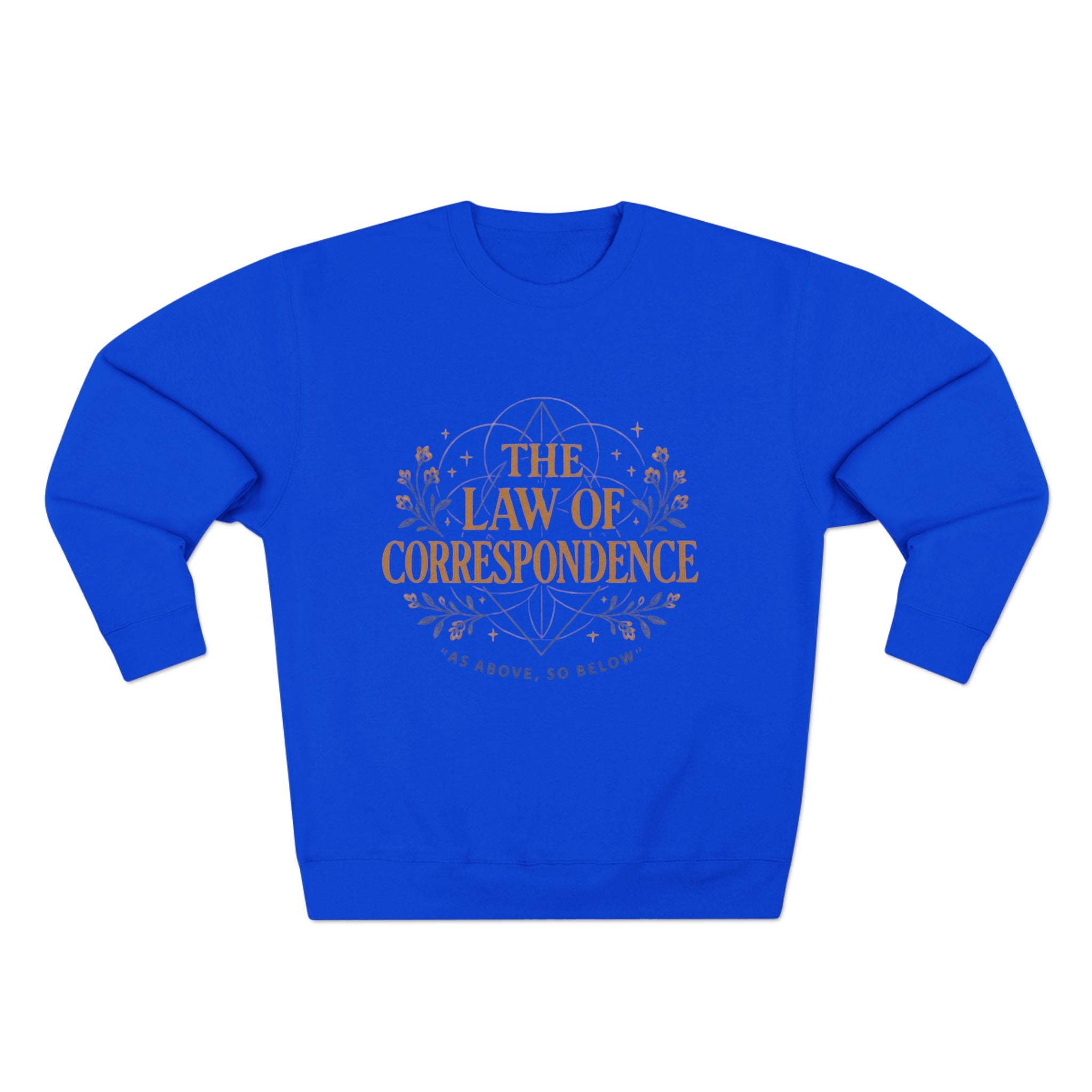Law of Correspondence Sweatshirt — Rooted in Both Sin and Grace Christian Crewneck