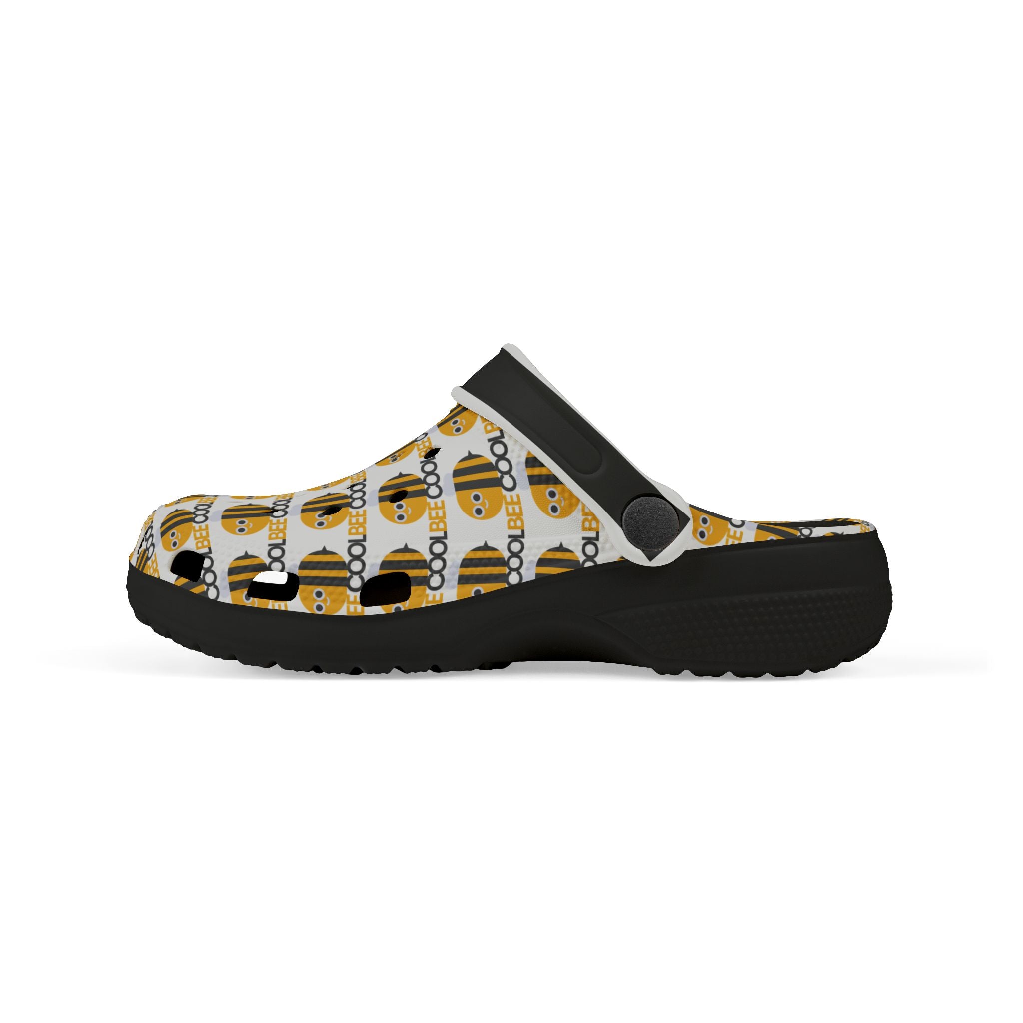 Kids Bee Pattern Clogs - "Cool Bee" EVA Foam Slip-Ons
