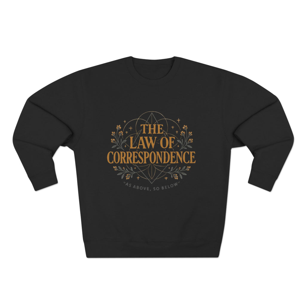 Law of Correspondence Sweatshirt — Rooted in Both Sin and Grace Christian Crewneck