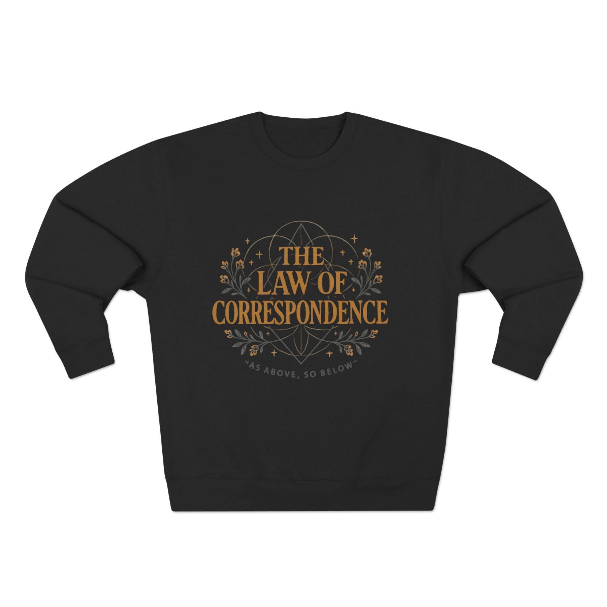 Law of Correspondence Sweatshirt — Rooted in Both Sin and Grace Christian Crewneck
