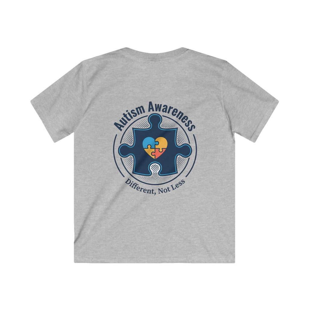 Kids T-Shirt — Autism Awareness "Speech Comes in Many Forms" (Different Not Less)