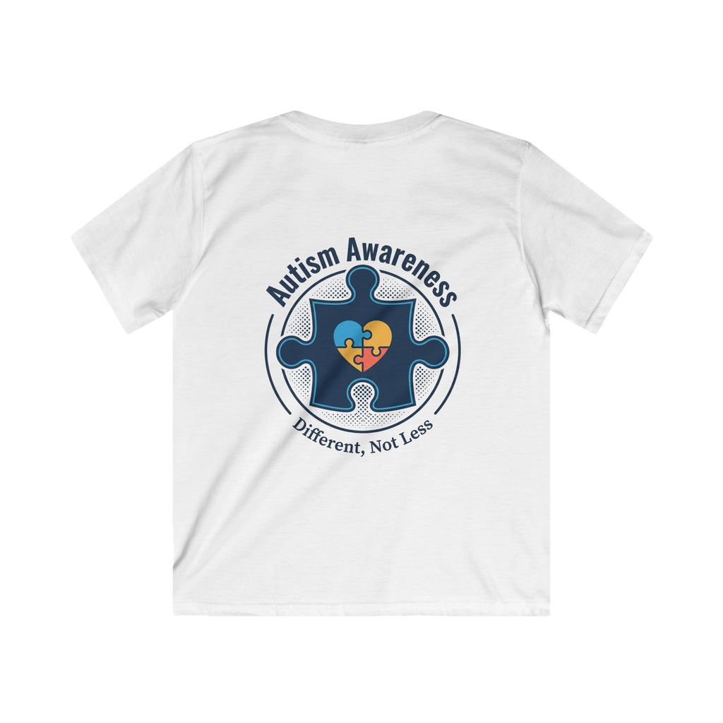 Kids T-Shirt — Autism Awareness "Speech Comes in Many Forms" (Different Not Less)