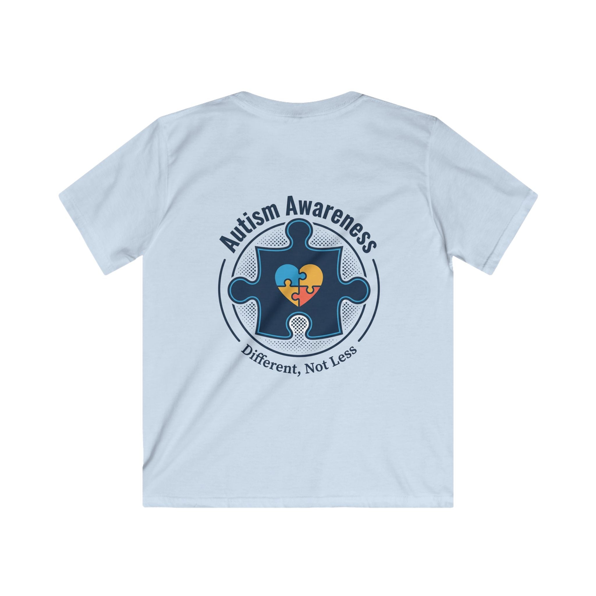 Kids T-Shirt — Autism Awareness "Speech Comes in Many Forms" (Different Not Less)