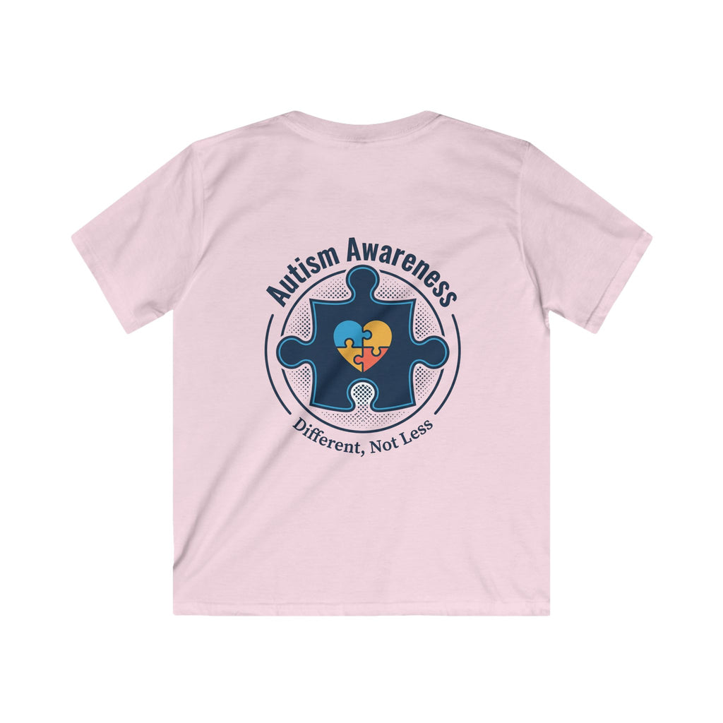 Kids T-Shirt — Autism Awareness "Speech Comes in Many Forms" (Different Not Less)