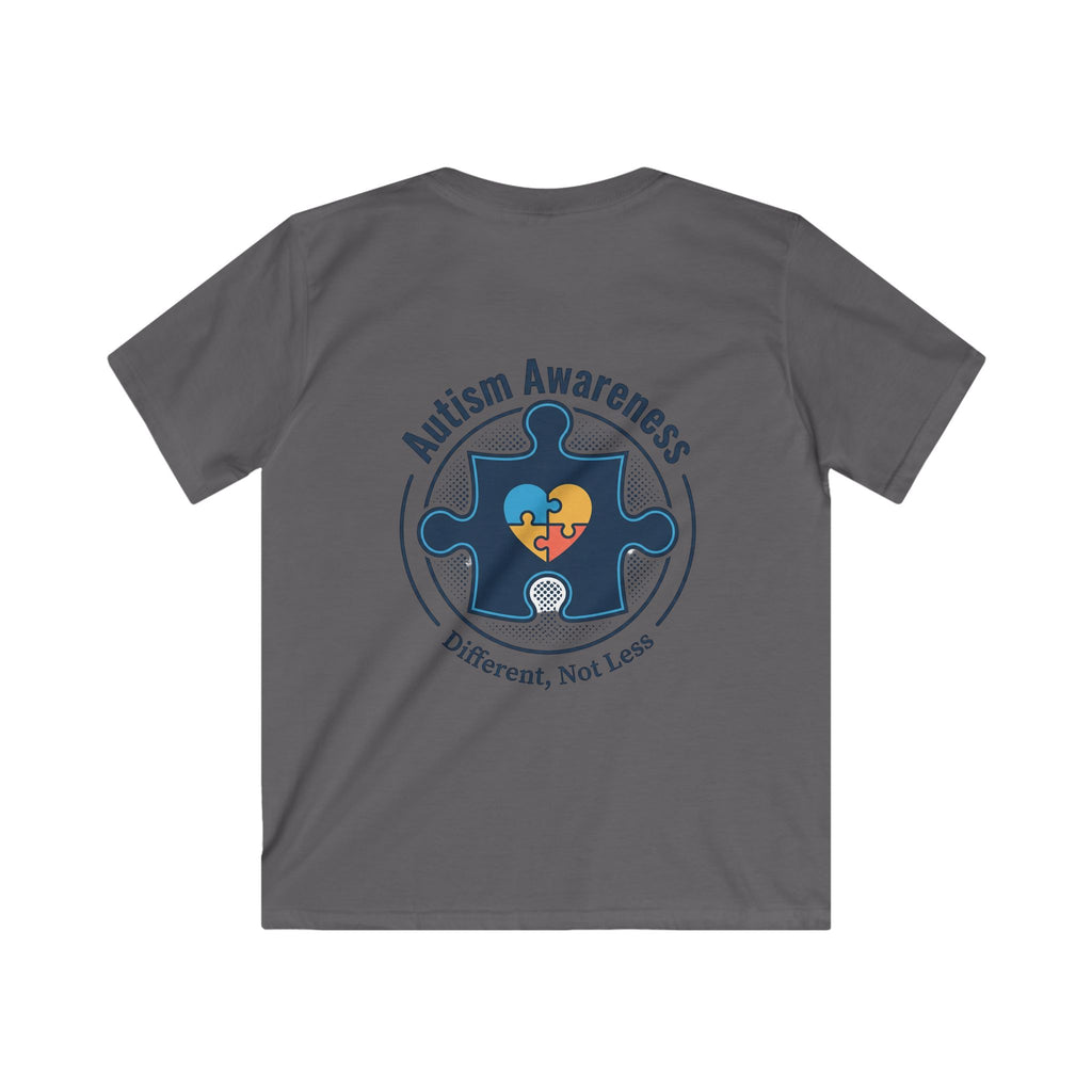 Kids T-Shirt — Autism Awareness "Speech Comes in Many Forms" (Different Not Less)