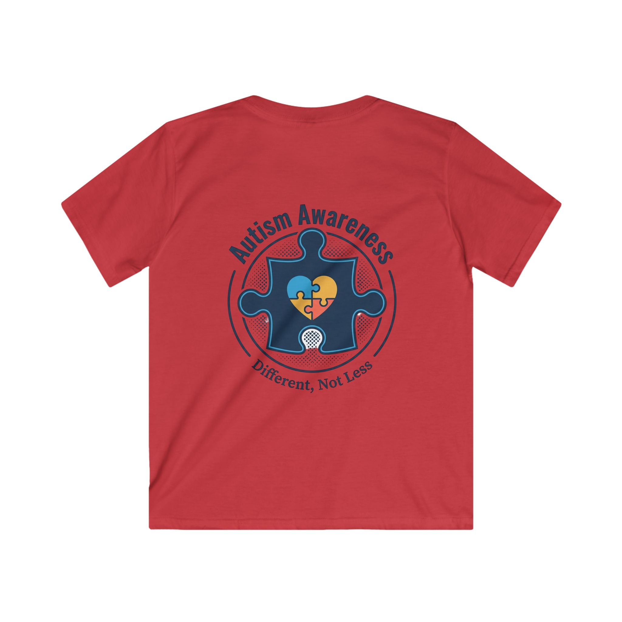 Kids T-Shirt — Autism Awareness "Speech Comes in Many Forms" (Different Not Less)
