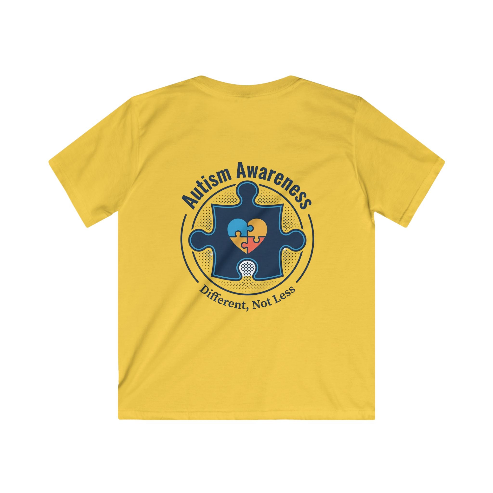 Kids T-Shirt — Autism Awareness "Speech Comes in Many Forms" (Different Not Less)