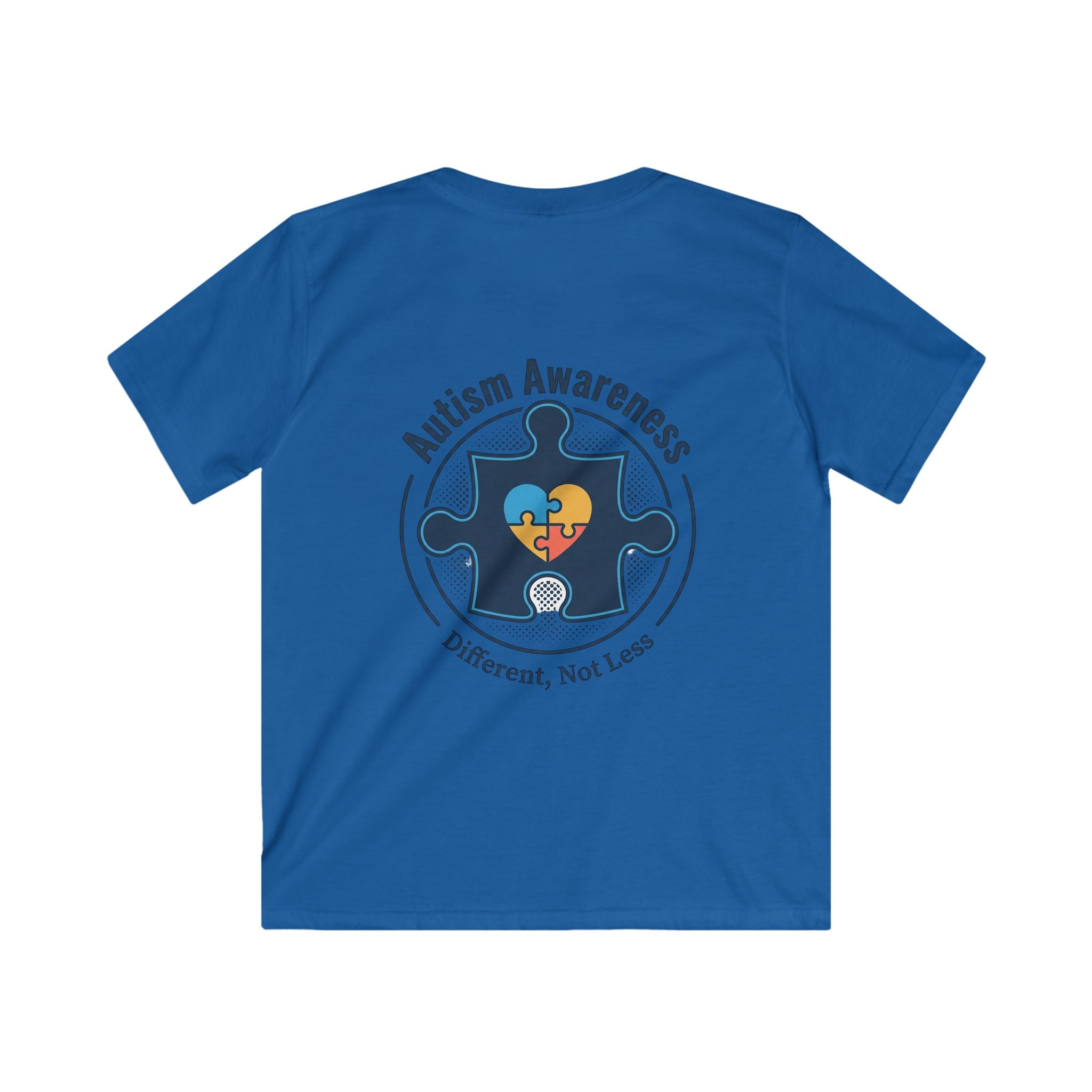 Kids T-Shirt — Autism Awareness "Speech Comes in Many Forms" (Different Not Less)