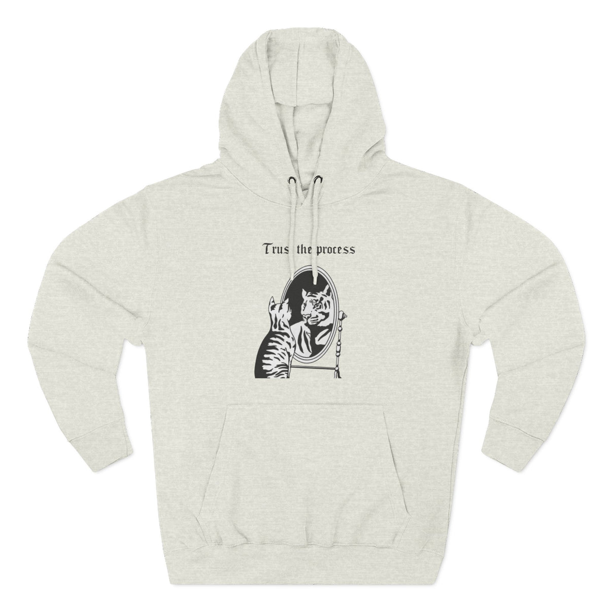 An inspiring comfy Fleece Hoodie — Three-Panel Pullover