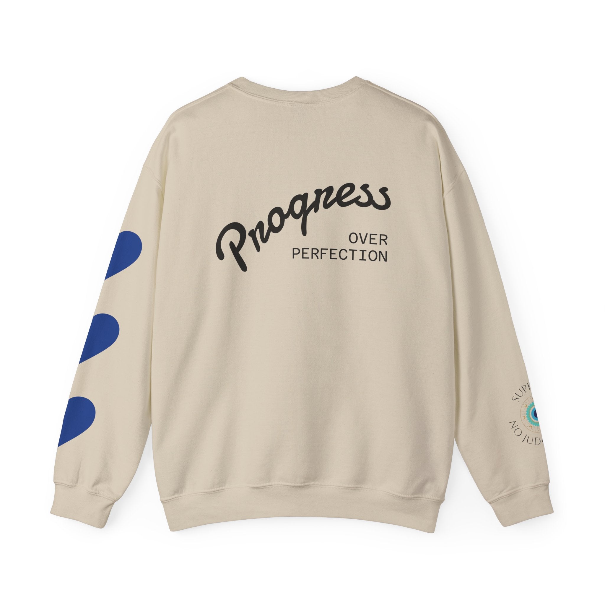 ABA Therapy Crewneck Sweatshirt – "Guiding Small Steps to Big Wins" | Progress Over Perfection