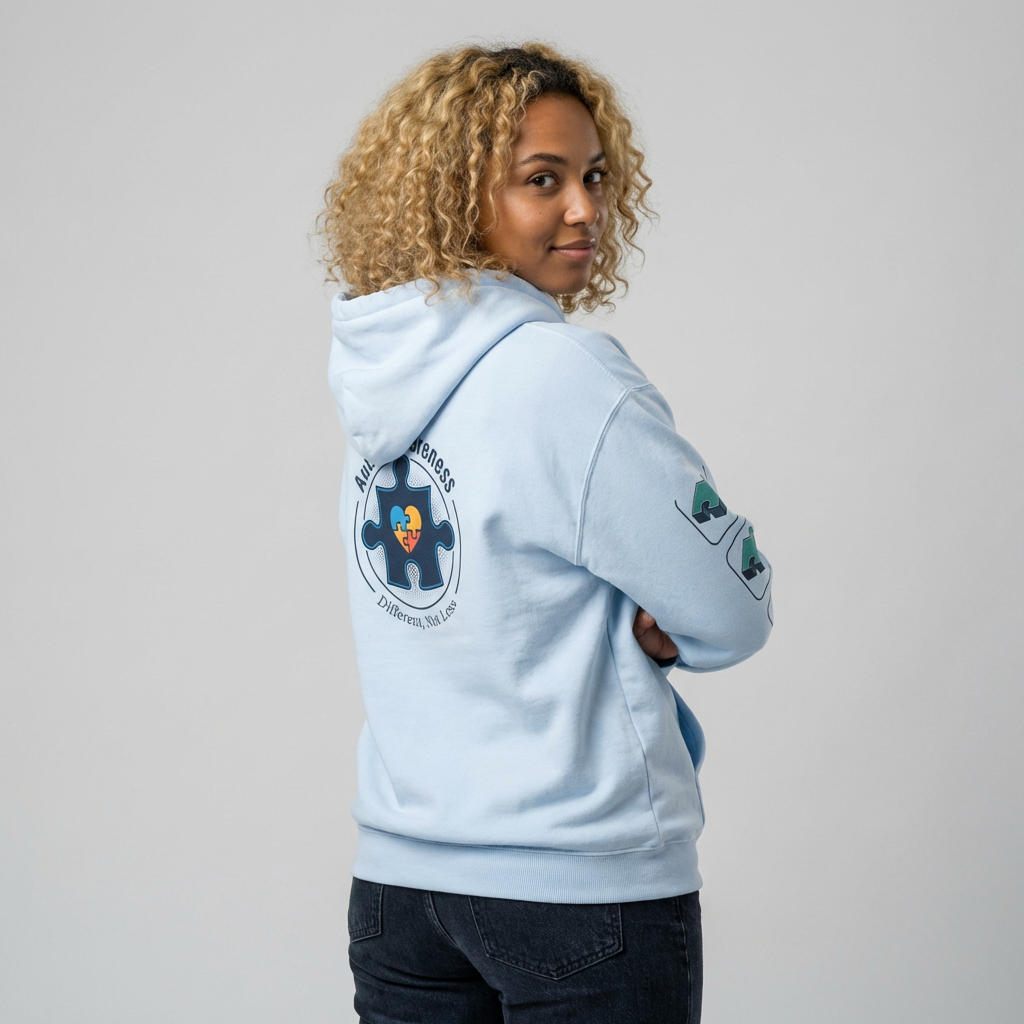 Autism Awareness Hoodie — "Just Listen" Communication Matters Sweatshirt