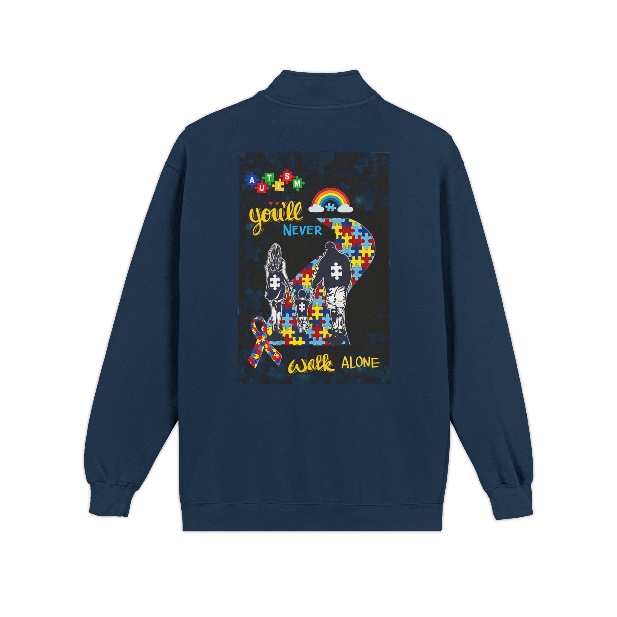 Unisex Adult Quarter-Zip Sweatshirt
