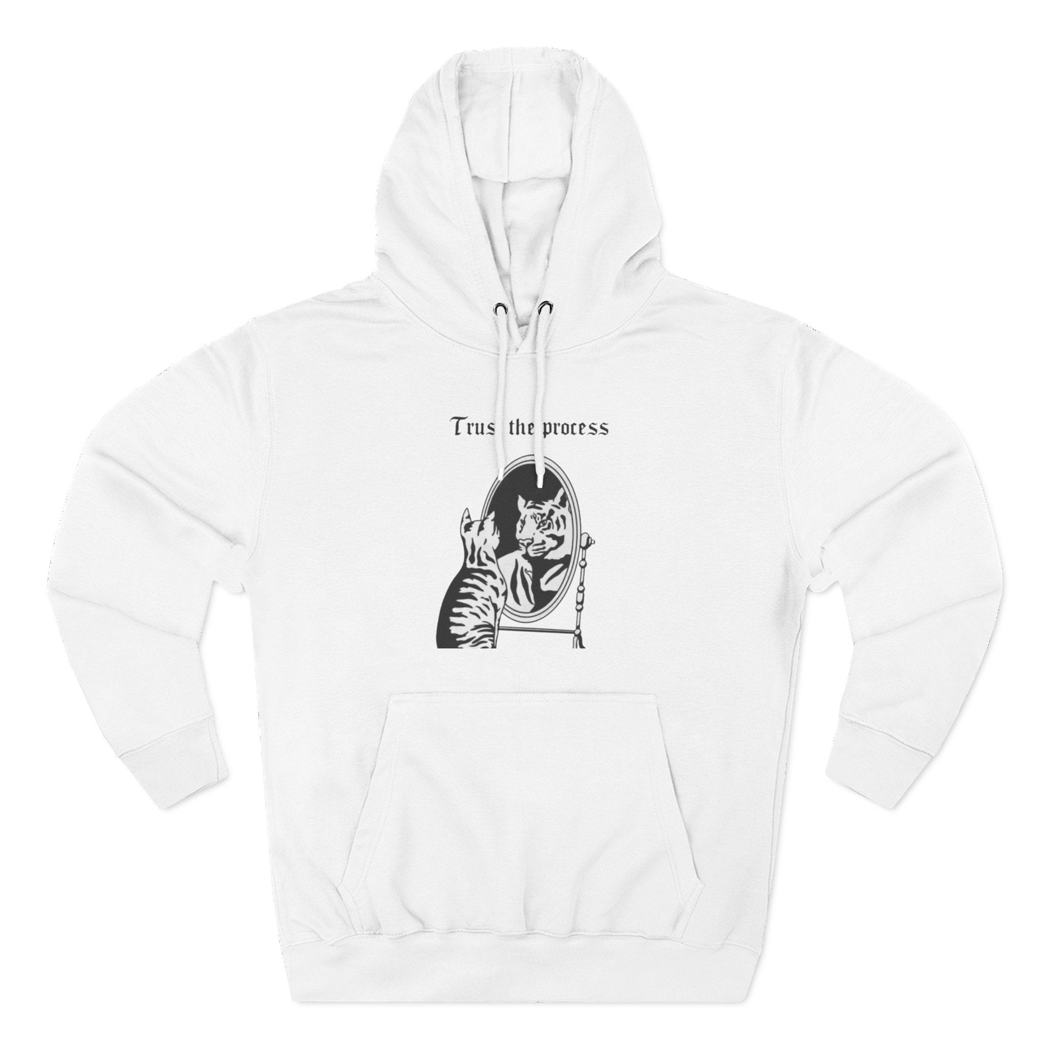 An inspiring comfy Fleece Hoodie — Three-Panel Pullover