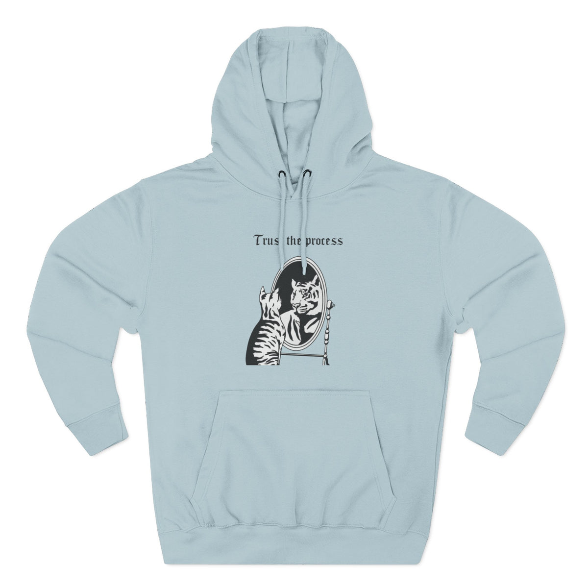 An inspiring comfy Fleece Hoodie — Three-Panel Pullover
