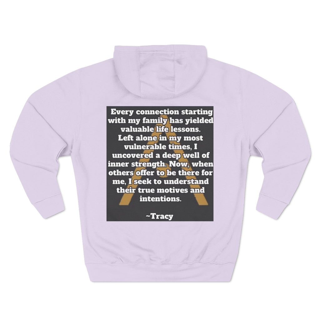 An inspiring comfy Fleece Hoodie — Three-Panel Pullover