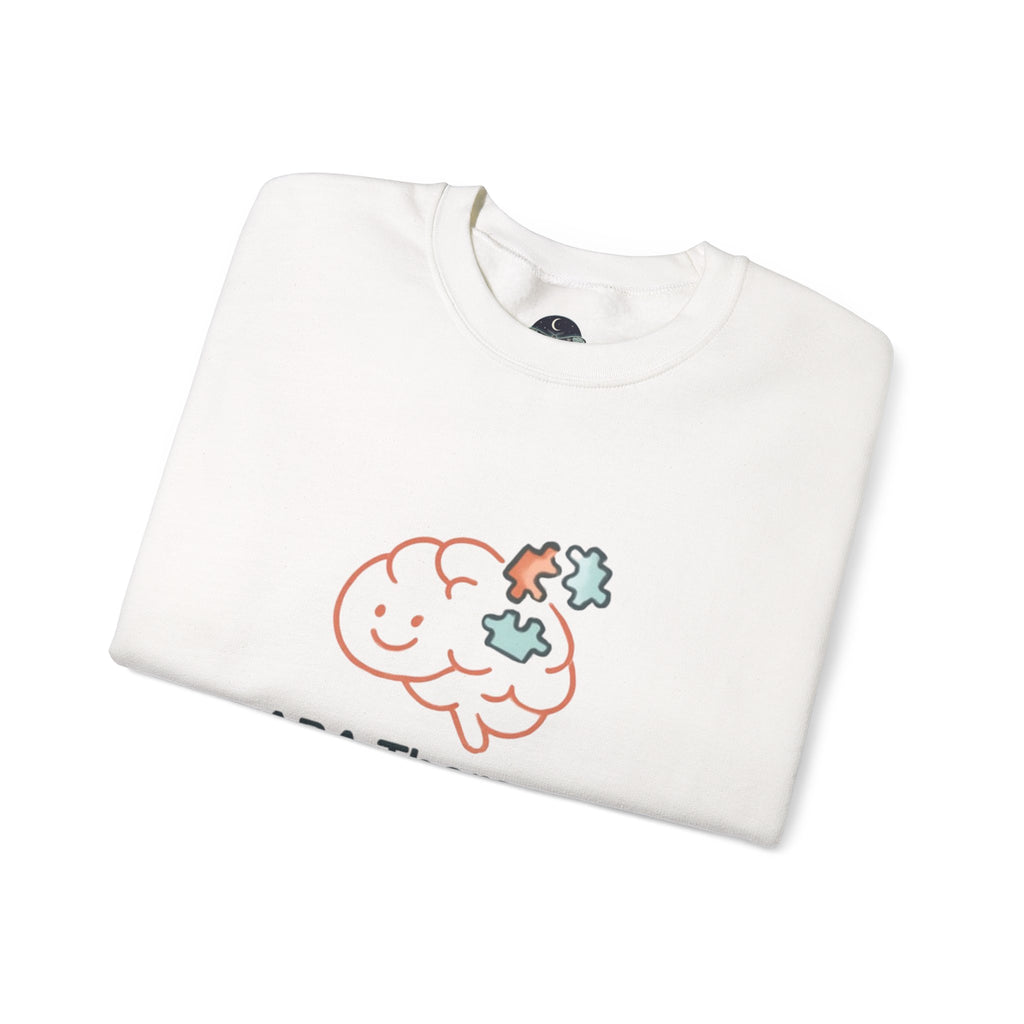 ABA Therapy Crewneck Sweatshirt – "Guiding Small Steps to Big Wins" | Progress Over Perfection