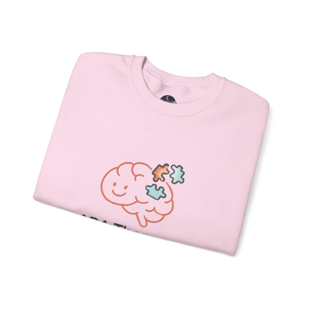 ABA Therapy Crewneck Sweatshirt – "Guiding Small Steps to Big Wins" | Progress Over Perfection