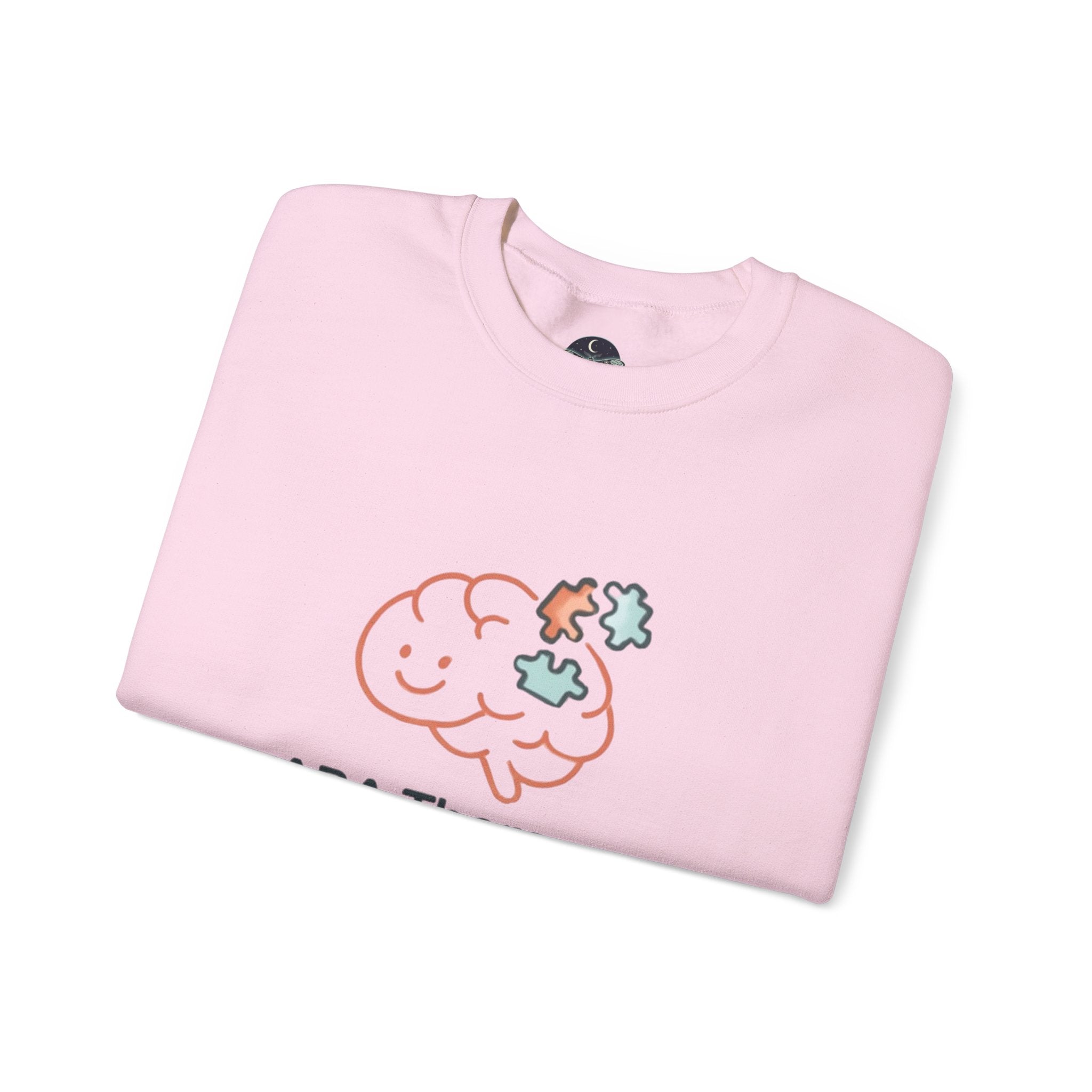 ABA Therapy Crewneck Sweatshirt – "Guiding Small Steps to Big Wins" | Progress Over Perfection