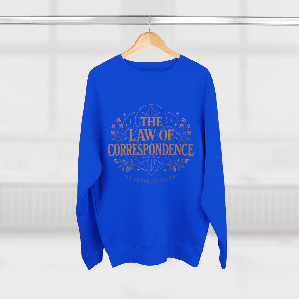 Law of Correspondence Sweatshirt — Rooted in Both Sin and Grace Christian Crewneck