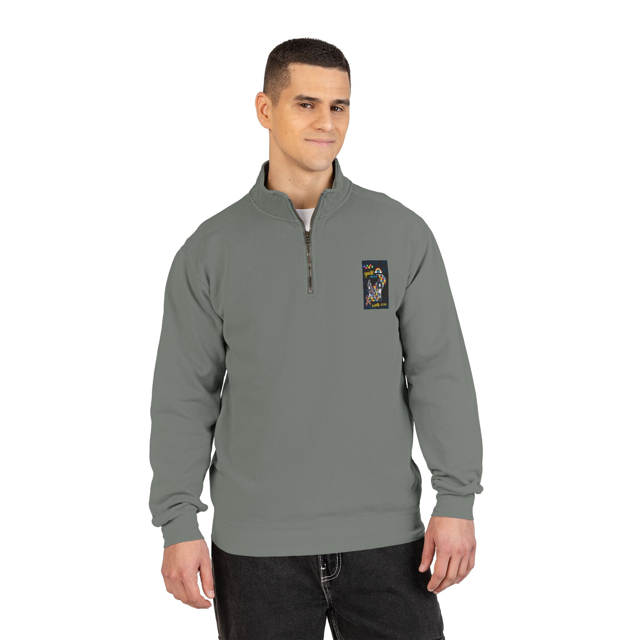 Unisex Adult Quarter-Zip Sweatshirt