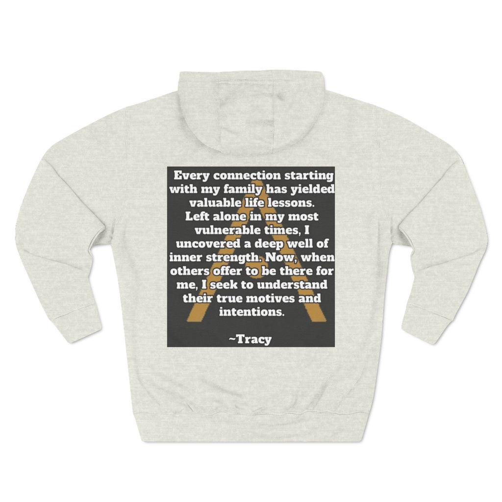 An inspiring comfy Fleece Hoodie — Three-Panel Pullover