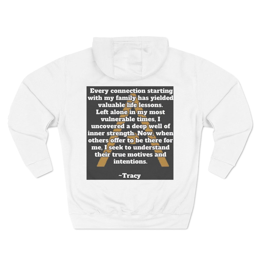 An inspiring comfy Fleece Hoodie — Three-Panel Pullover
