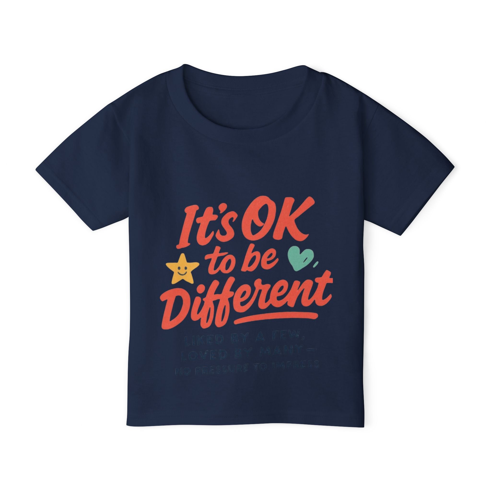 Toddler T-Shirt — "It's OK to be Different" Positive Message Tee