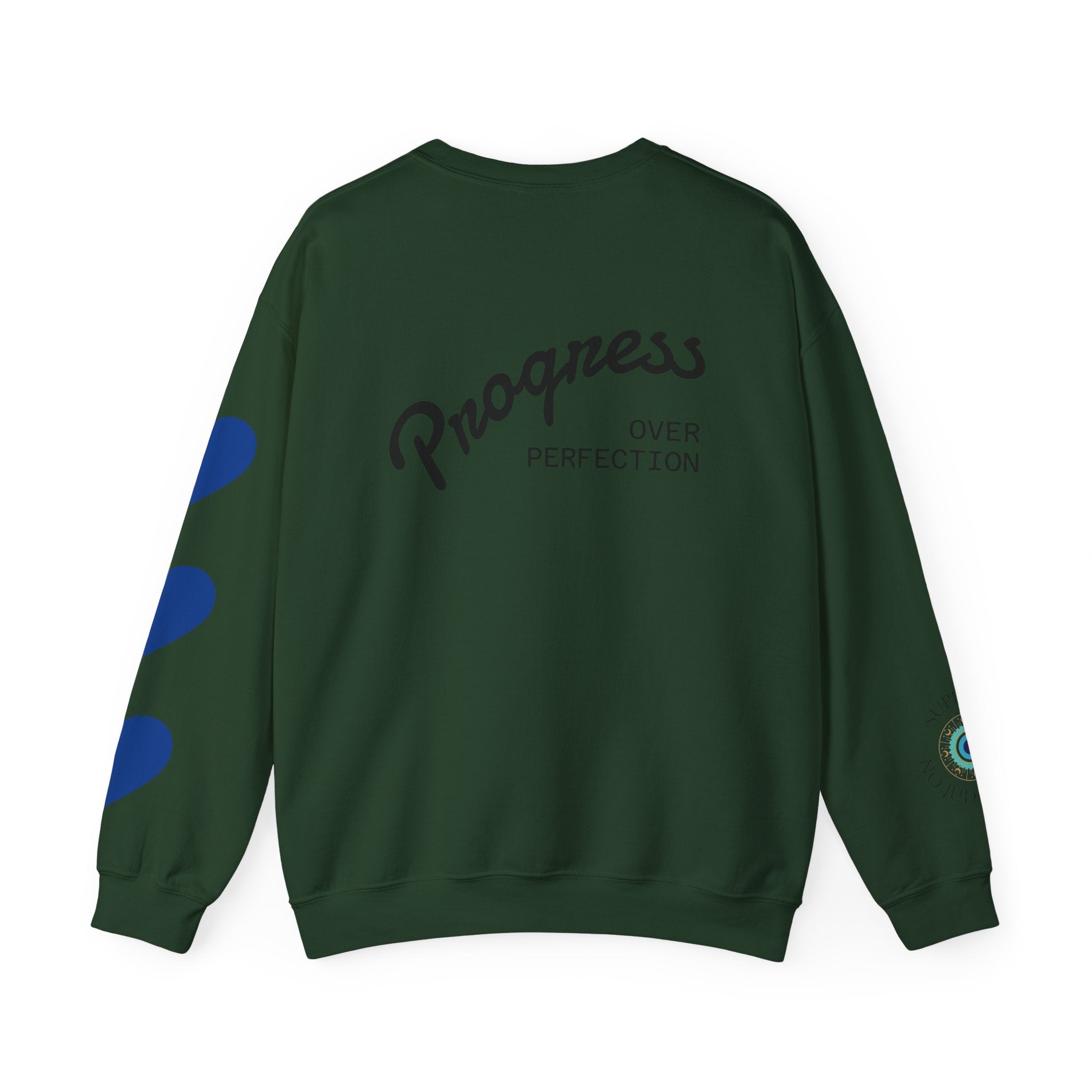 ABA Therapy Crewneck Sweatshirt – "Guiding Small Steps to Big Wins" | Progress Over Perfection