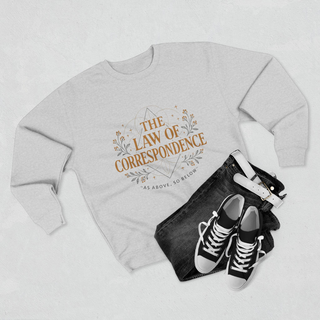 Law of Correspondence Sweatshirt — Rooted in Both Sin and Grace Christian Crewneck