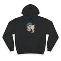 Faith Over Fear Champion Hoodie — Inspirational Mask Graphic Hoodie