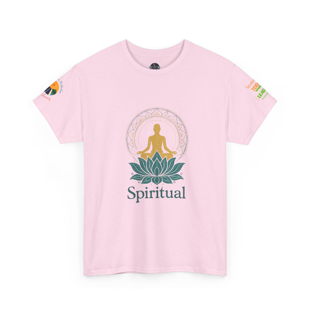 Spiritual Meditation Tee — Lotus Yoga Shirt with 'One who looks within is wise' Quote