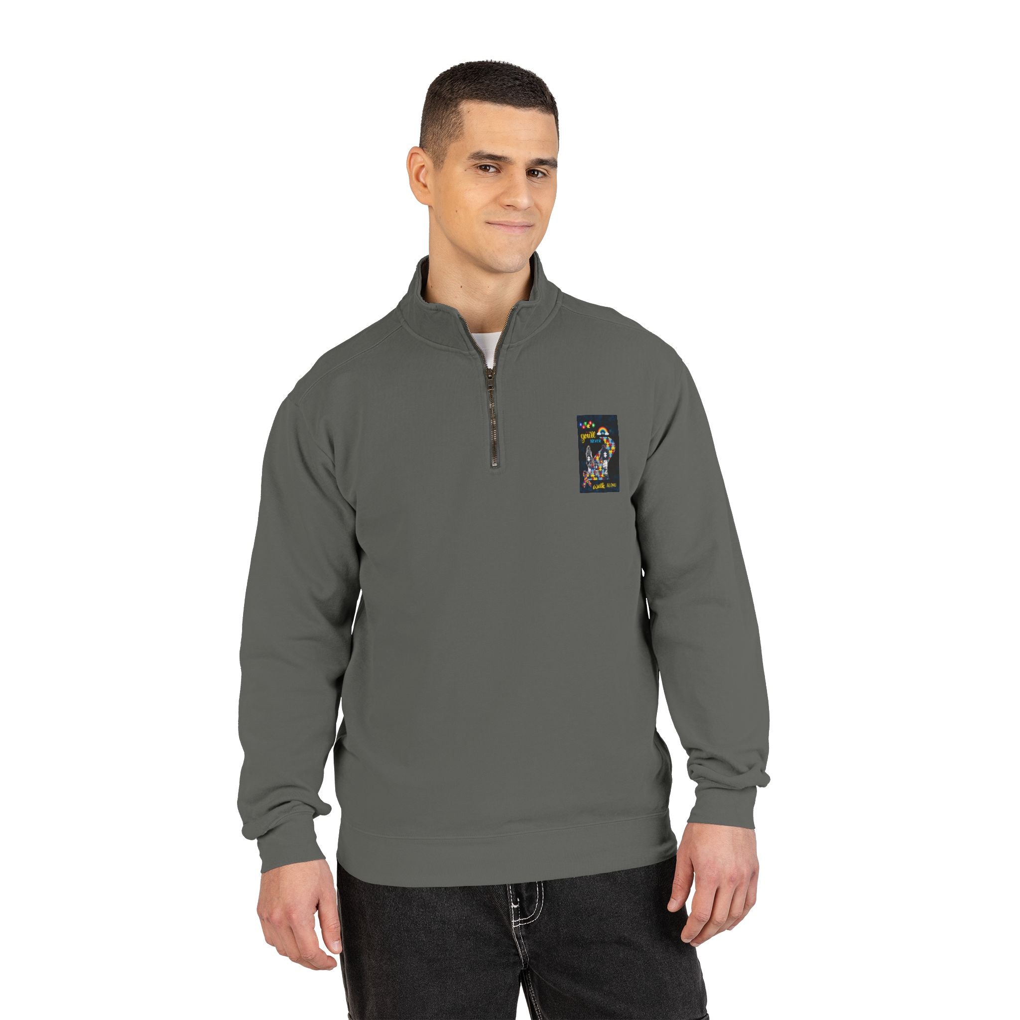 Unisex Adult Quarter-Zip Sweatshirt