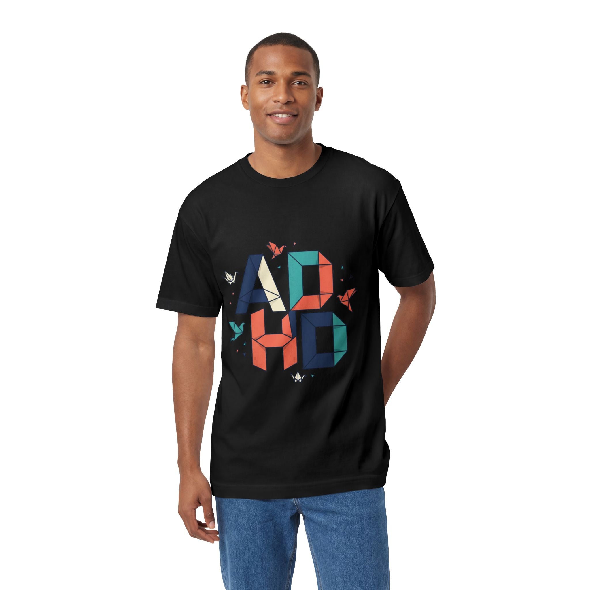 ADHD Awareness T-Shirt — "Be Patient and Repeat Yourself" Inspirational Tee