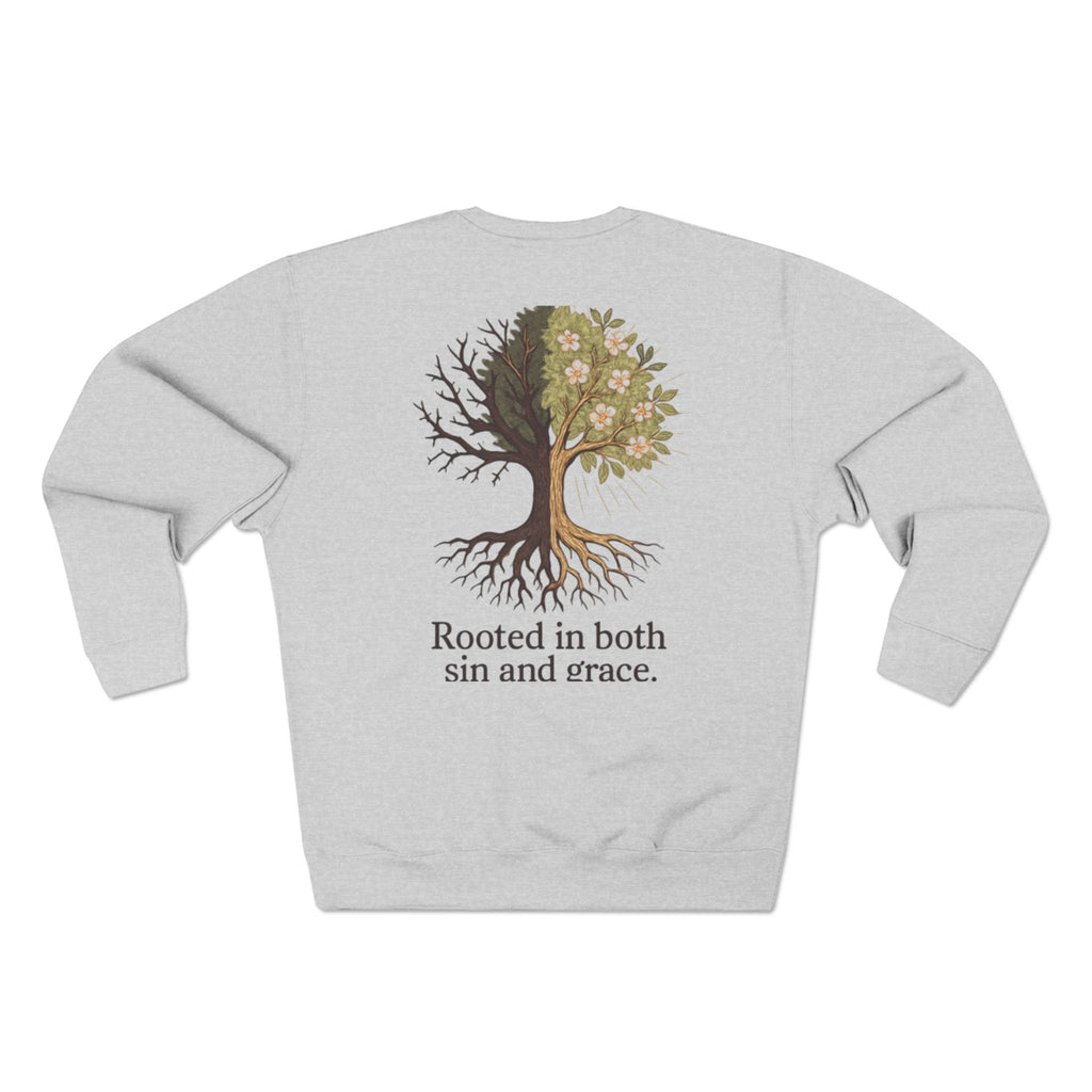 Law of Correspondence Sweatshirt — Rooted in Both Sin and Grace Christian Crewneck
