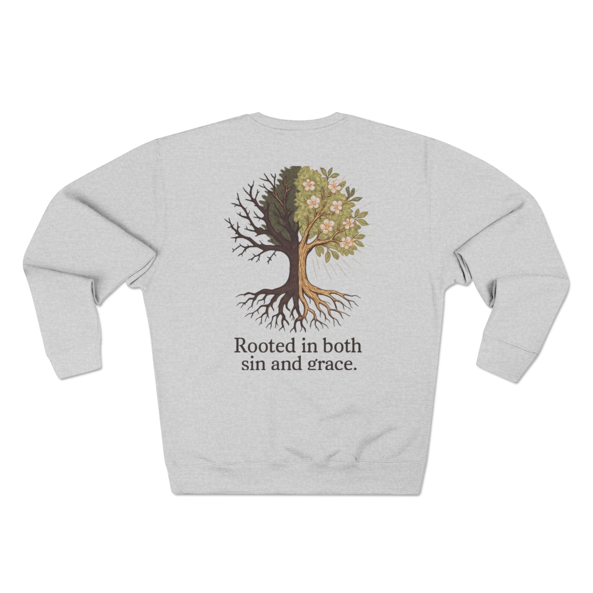 Law of Correspondence Sweatshirt — Rooted in Both Sin and Grace Christian Crewneck