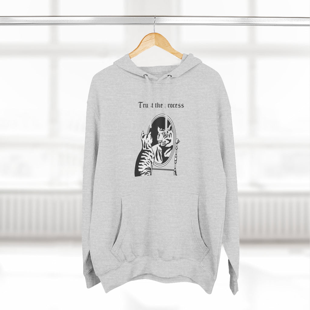 An inspiring comfy Fleece Hoodie — Three-Panel Pullover