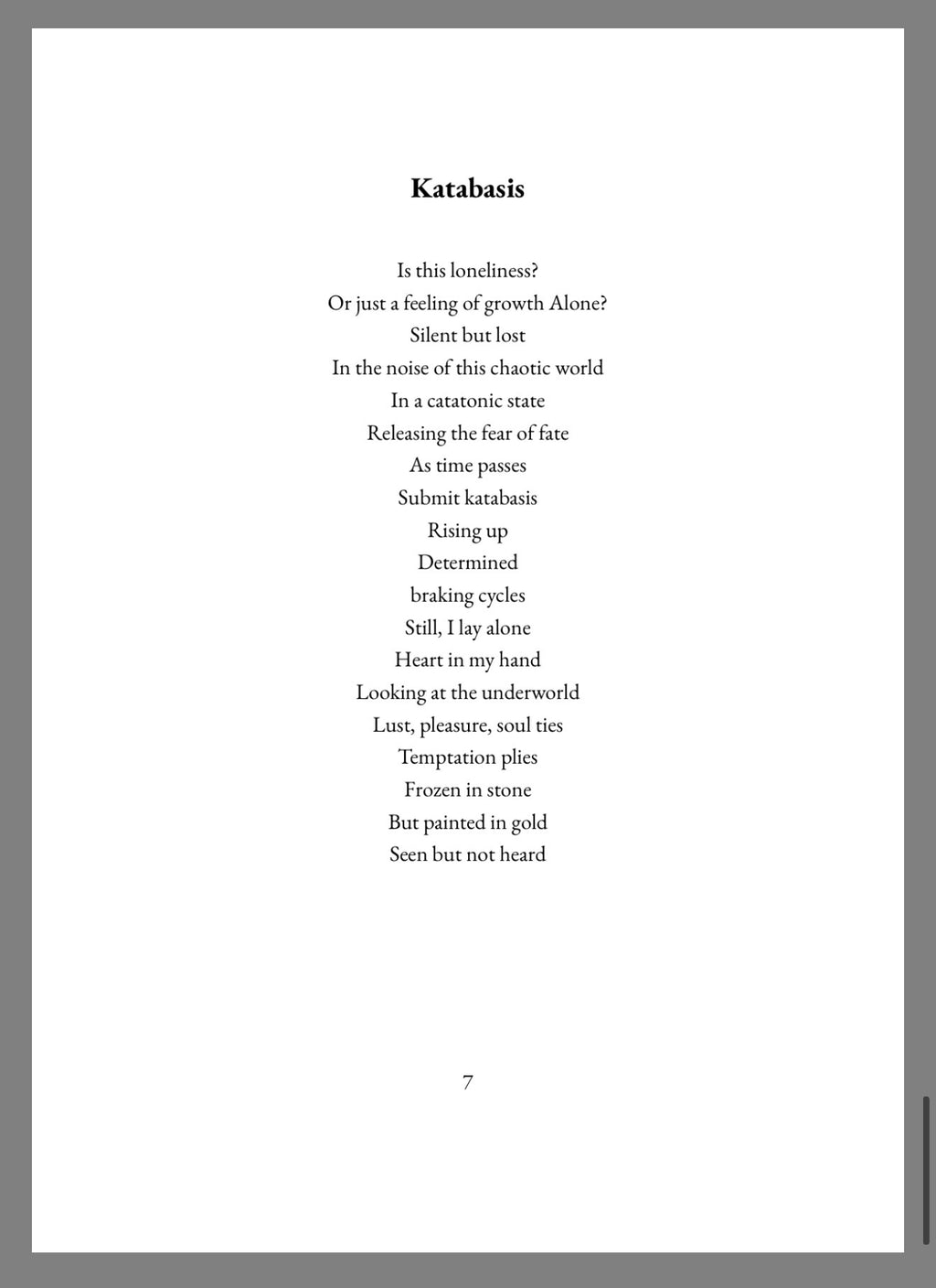 Breath between Wounds